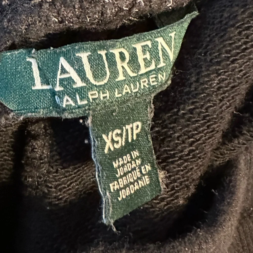 Ralph Lauren matching black and white tank, sweatpants, and jacket workout set - Picture 5 of 8